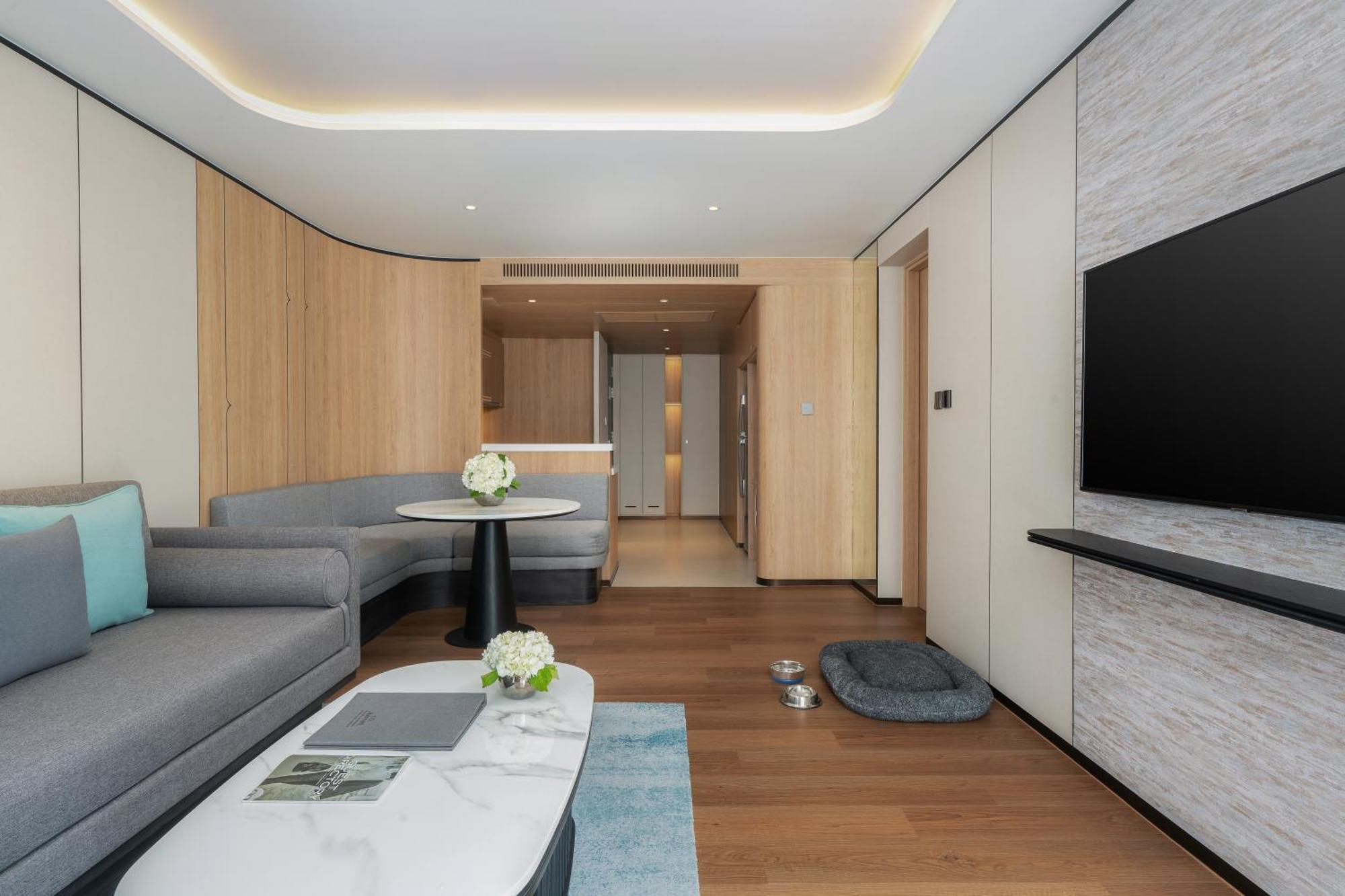 Suite King con 1 Camera da Letto e Vista Città